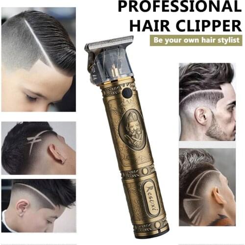 Kemei Baldheaded Hair Clipper hair trimmer Heavy Hitter Cordless Trimmer Men Hair Cutting Machine Low noise and strong power