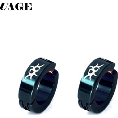 UAGE Stainless Steel Ear Cuff Smooth Delicate Punk Clip Earrings fow women & men Fashion earrings without piercing Hot sell