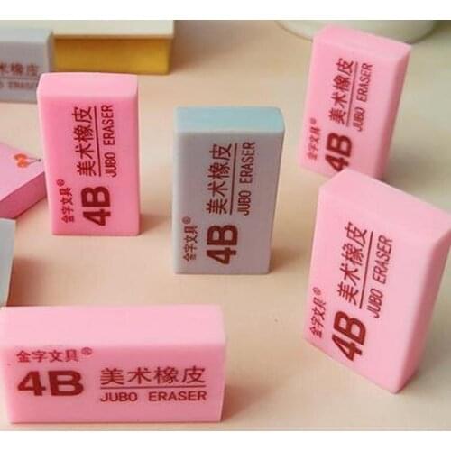 4B Rubber Kawaii Stationery Erasers Novelty Erasers for Kids Painting Sketch Eraser Correction Error Correction Pencil Eraser