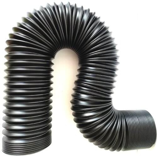 1 Meter x 80mm wide Black flexible cold air hose for car engines air filters induction kit