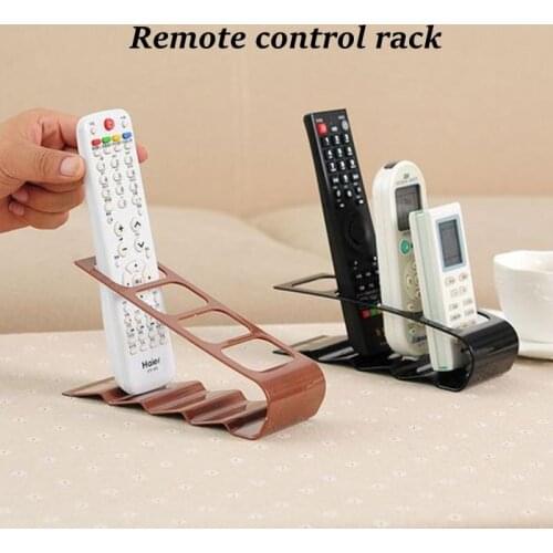 Creative Four Grid Remote Control Storage Rack Storage Box Plastic Desktop Rack Home Storage Organization