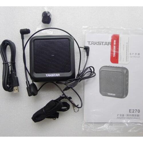TAKSTAR E270 Portable Amplifier Digital Player Bluetooth Voice Wired Fashionable Sound For Teaching tour guiding training