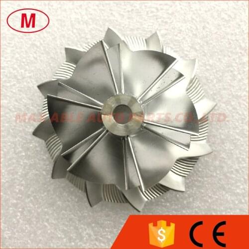TF035 TF035HL-13TK3 13T High Performance Turbo Milling/Billet compressor wheel 38.35/51.00mm 6+6 blades for 49135-03802/ME194015