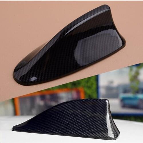 Carbon Fiber Style Antenna Aerials Shark Fin Cover Trim Moulding Fit for BMW 5 7 Series F10 F11 F01 F02