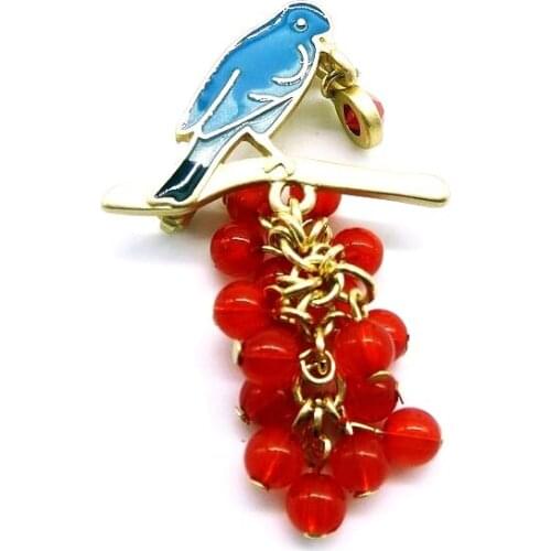 YUANJUAN Bird Brooches For Clothes
