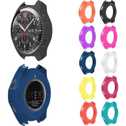 Slim Smart Watch Protective Case for Samsung Galaxy Watch 46mm R800 Cover Frame for Samsung Gear S3 Frontier Case Shell