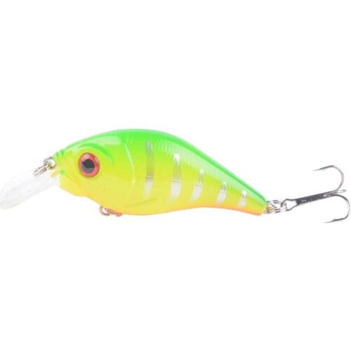 1pcs 7.5cm 12g Artificial Bait Fishing Lures Minnow Crankbaits Bass Baits Wobblers Set Lifelike Fake Fishing bait Tackle 3D Eyes