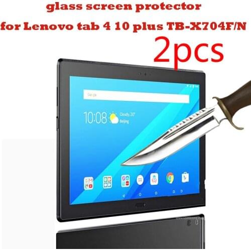 2PCS glass Tablet screen protector for Lenovo tab 4 10 plus TB-X704F TB-X704N anti-explosion Protective Film Glass Guard
