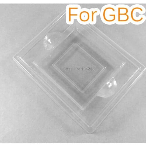 20pcs Clear Plastic Game Card Cartridge Cases Boxes Insert Inner Tray Inlay for Gameboy Color GBC game Japan JP version
