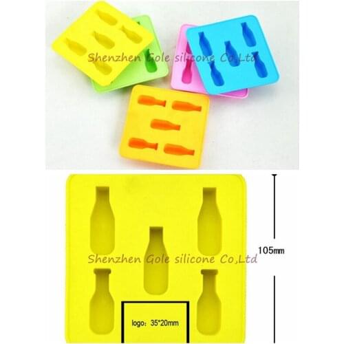 200pcs Bottle Mold Silicone Mold Cooking Tools Cookie Cutter Ice Molds Ice Trays Ice Cream Tools Ice Cube Tray Silicone Tools