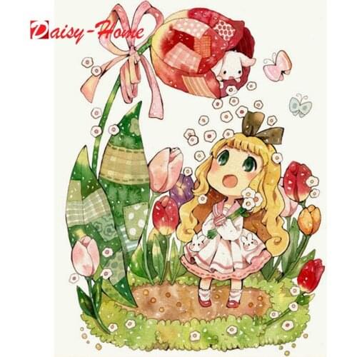 Diamond Painting Paint Cartoon Girl princess Picture 5D DIY Home Decor Full Square&Round embroidery mosaic Cross stitch Kit