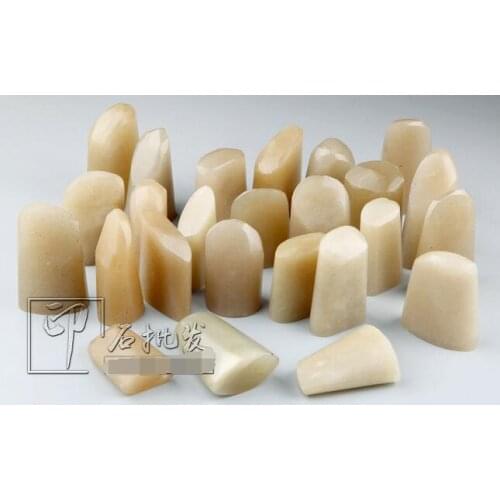 Dandong with chapter chapter engraved material practice seal stone chapter material 10pc