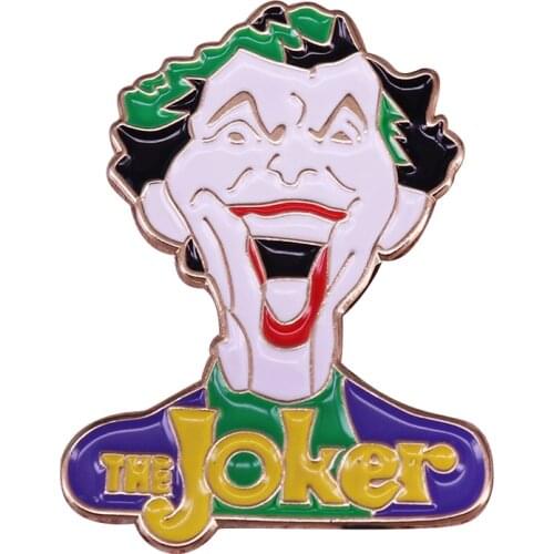 Crazy Joker lapel pin animated series wonderful collection