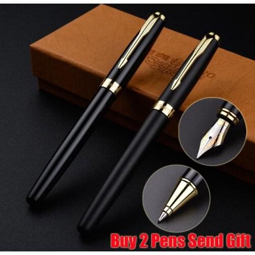 Hot Selling Hero Brand Metal Ink Fountain Pen Business Men Luxury Sonnet Gift Signature Pen Buy 2 Pens Send Gift