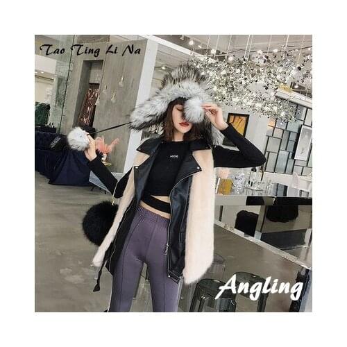 Top brand Style High-end New Fashion Women Faux Fur Coat 19C8 high quality