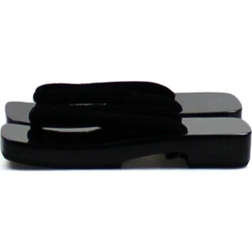 Mens Classic Wood Sandals Black Painted Color Summer Flip Flops Casual Slippers Clogs Solid Color Japan Geta Cosplay Shoes