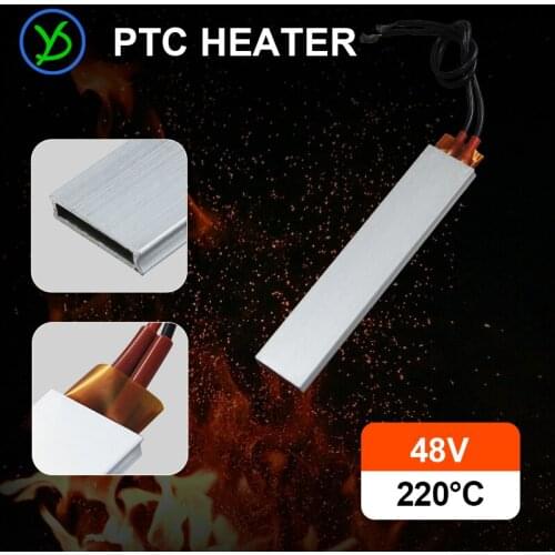 Free Shipping 48V Thermostatic egg incubator heater PTC Heater Aluminum Heating Element Ceramic Heater for Crimper 100*21mm