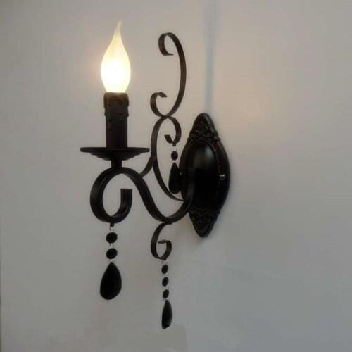 Wall lamp crystal wall lamp