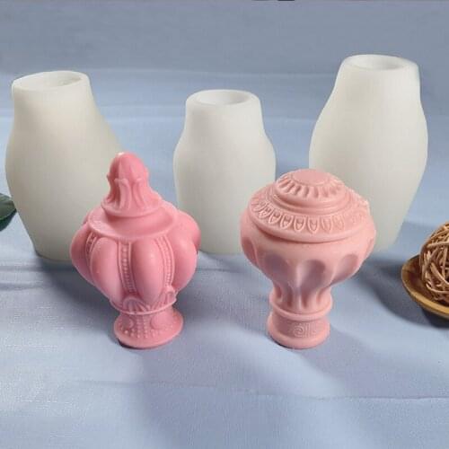 New 3d Candle Silicone Mold DIY Crown Head Scepter Mold Candle Making Supplies Creative Chocolate Popsicle Mold Clay Mold