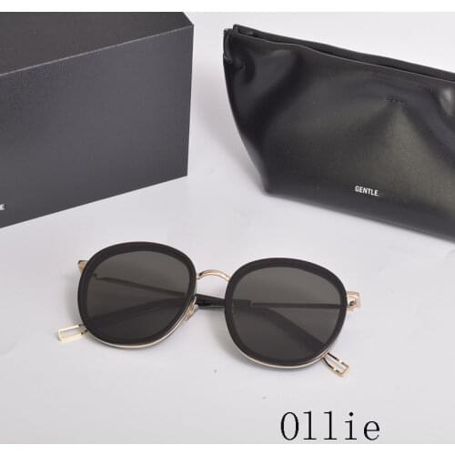 GM High Quality Korean Brand GENTLE OLLIE Sunglasses Women Men Aceate Round Sun Glasses UV400 Lens With Original Packing