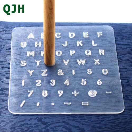 Plastic Printing Punch Alphabet Numbers Stamp Set For Leather Tools Professional Leather Printing Punching Tools Leathercraft
