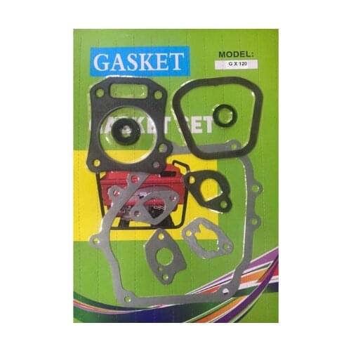 Full gasket set for Honda GX110 GX120 engine motor cylinder muffler carburetor air filter intake complete gaskest replacement