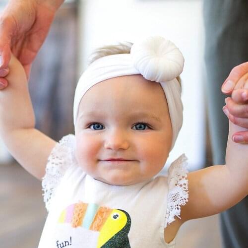 Donut Nylon Baby Headband Newborn Stretchy Bandage Girl Soft Elastic Hair Accessories Toddler Traceless Headwrap Kid Hairband