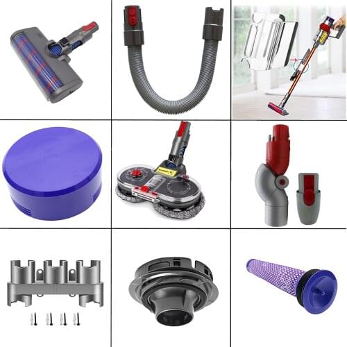 6 Pack Pre-Filters and 2 Pack HEPA Post-Filters Replacements Compatible Dyson V8 and V7 Cordless Vacuum Cleaners