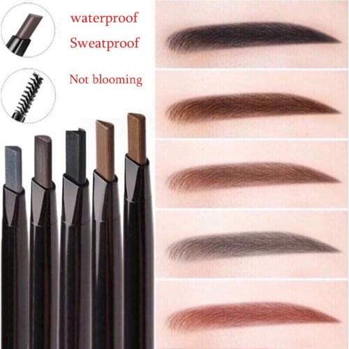 1Pcs Eyebrow Pencil Rotatable Eyebrow Enhancer Long Lasting Makeup Pencil Eye Waterproof Eyebrow Brush Makeup Cosmetic Tool