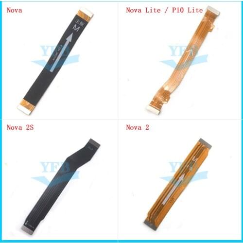 10pcs Main Board Motherboard LCD Display Connector Flex Cable For Huawei Nova 2 2S Plus 3 3e 3i 4 4e 5 5i Pro Ribbon