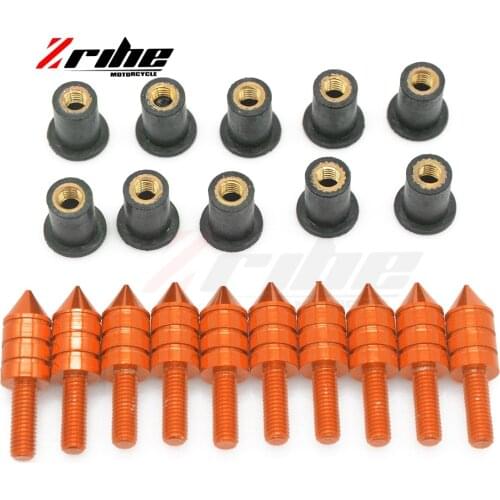 10 PCS CNC Universal motorcycle CNC aluminum Modified decoration moscrew Swingarm Sliders For mv Moto Guzzi Suzuki Yamaha