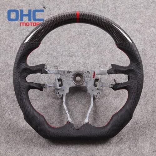 100% Real Carbon Fiber Steering Wheel for Honda Fit Jazz Civic City