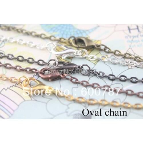 100pcs -4*3mm Flat Rolo Bulk Chains Bulk Roll Chain Jewelry Findings Making For DIY Necklace Jewelry Accessories Making