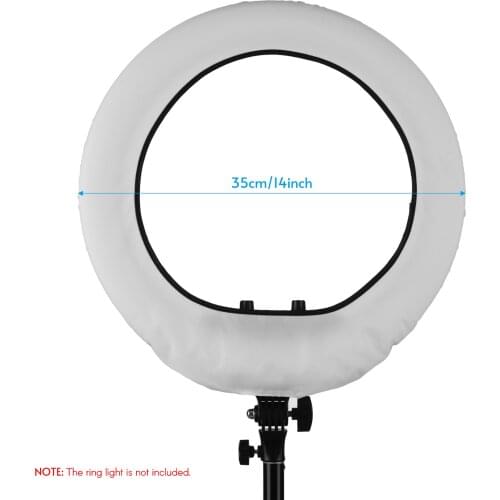 14Inch/18inch Ring Light Diffuser Cloth for Live Stream Makeup Product Photography accessories Video Shooting photo studio