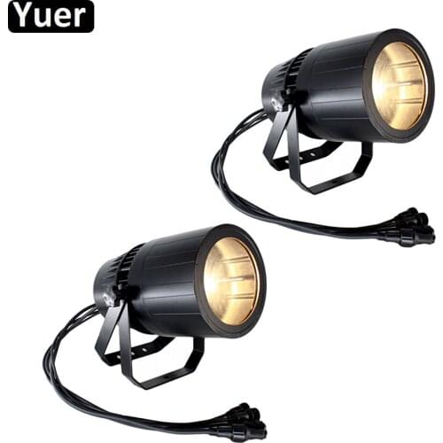 2Pcs/Lot IP65 200W Waterproof COB Zoom Par Light DMX DJ Disco Bar Par Lights Sound Party Wedding Equipment Stage Par Lighting