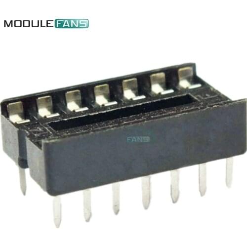 20pcs DIP 14 pins IC Socket Adaptor Adapter Solder Type Socket DIP-14