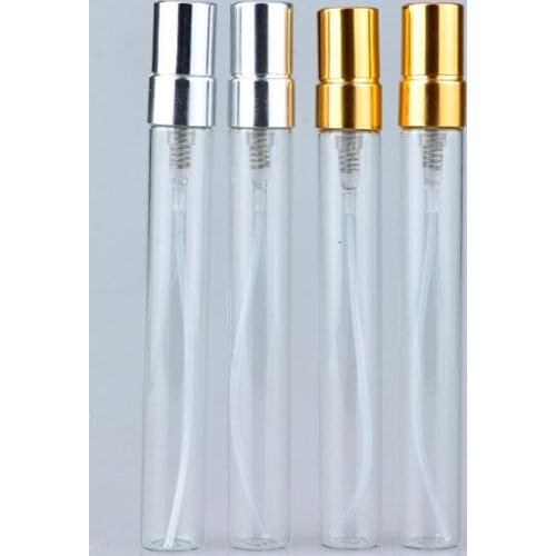 200pcs 10ml Glass Empty Refillable Spray Perfume Bottle Small Parfume Atomizer Perfume Sample Vials LX4070