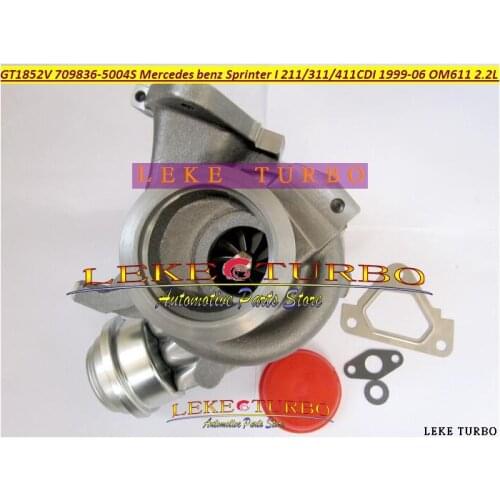 Free Ship GT1852V 709836-5004S 6110960899 709836 5004S Turbo For Mercedes Benz Sprinter I 211CDI 311CDI 411CDI OM611 2.2L 141HP