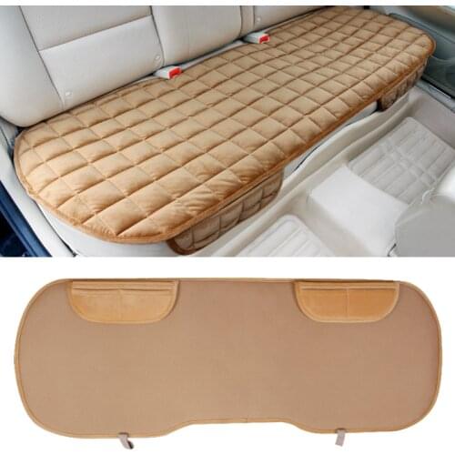 Rear Car Seat Cover Cushion Breathable Comfortable Winter Back Row Seat Protector Mat Universal Size For All Sedan SUV