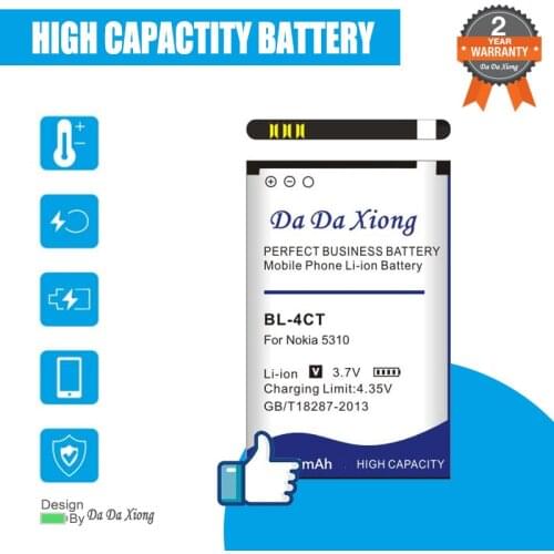 Da Da Xiong 3600mAh BL-4CT BL4CT Li-ion Phone Battery for Nokia 5310 5630XM 7212C 7210C 6600F