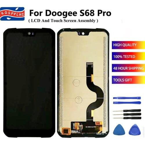 KOSPPLHZ 5.9" For DOOGEE S68 Pro S68Pro LCD Display + Touch Screen Sensor Original Quality For DOOGEE S68 Pro Mobile Phone Parts