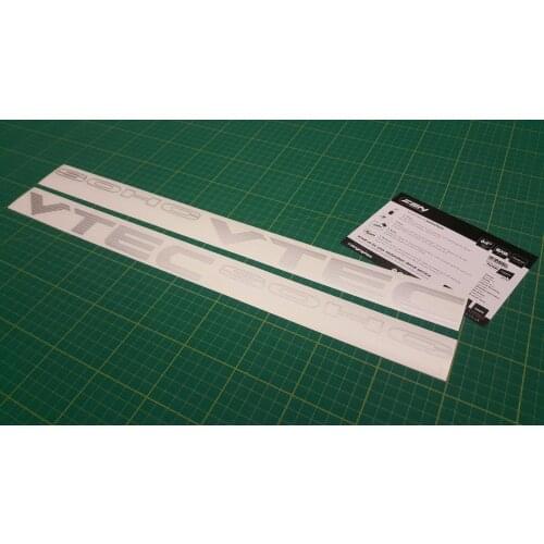 For 2Pcs/Set 2Pcs/Pair Civic SOHC VTEC decals side replacement restoration stickers graphics JDM CRX