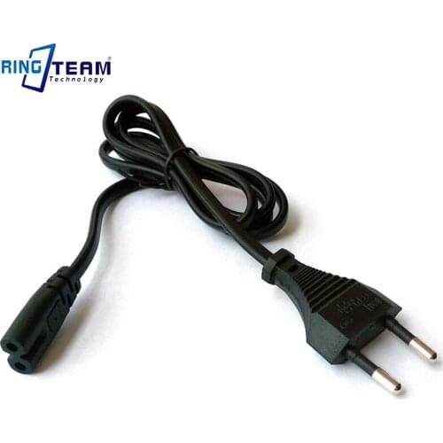 EU Plugs European Power Cord 2 Round Pins for Notebook Laptop Camera AC Adapter Fit Russian Brazil Germany France Sewden Chile