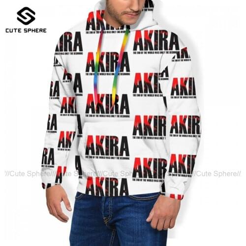 Akira Hoodies Polyester Loose Pullover Hoodie Long Stylish Winter Hoodie XXL Mens