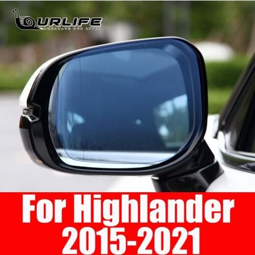 2 PCS For Toyota Highlander Full Cover Anti Fog Film Rearview Mirror Accessories 2015 2016 2017 2018 2019 2020 2021