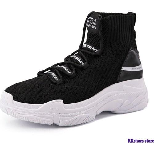 Shark Sneakers Women Men High Top Breathable Winter Warm Flats Platform Women Shoes With Fur Unisex Footwear Casual Shoes Women