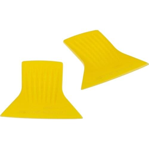 Multifunctional 1PC yellow Horn Shape Window Film Installation Tint 3D Carbon Fiber Sticker Squeegee Tools NEW