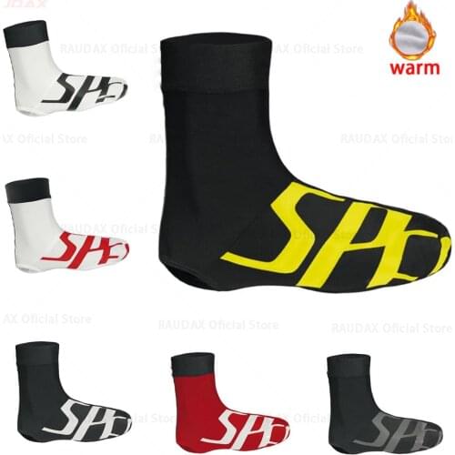 Raudax 2020 Newest Winter Thermal Cycling Shoe Cover Sport Mans MTB Bike Shoes Covers Bicycle Overshoes Cubre Ciclismo Men
