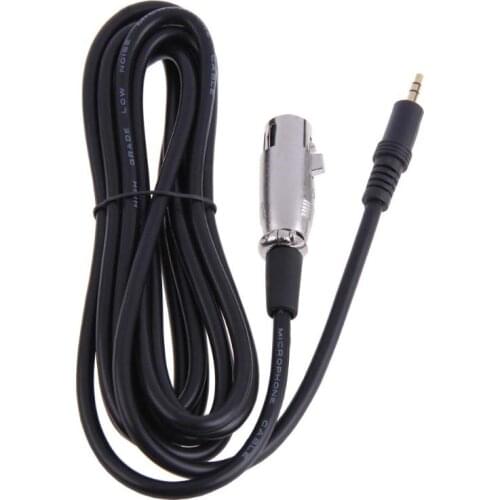 New XLR 3 Pin Female to Right Angle 1/8 XLR XLR3F to Right-angle 3.5 mm TRS Stereo Jack Mic Cord wire Cable for DV camera