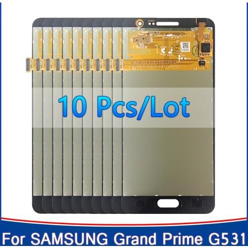 Wholesale 10 pcs/lot 100% Test For Samsung Galaxy Grand Prime G531 G531F SM-G531F G531H LCD Display Touch Screen Digitizer